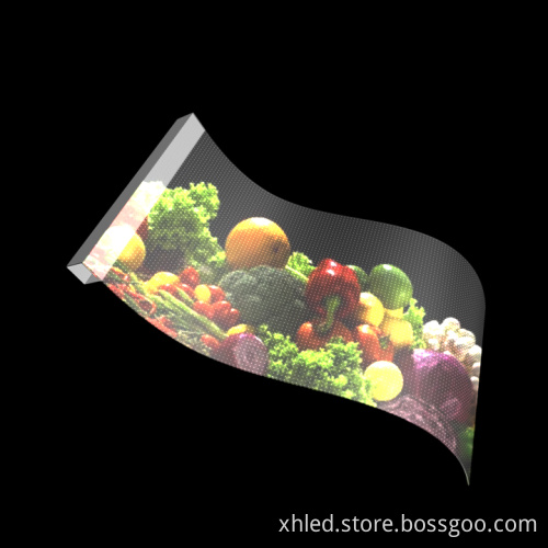 Flexible Transparent LED Screen Glass Film for Adhesive LED Display